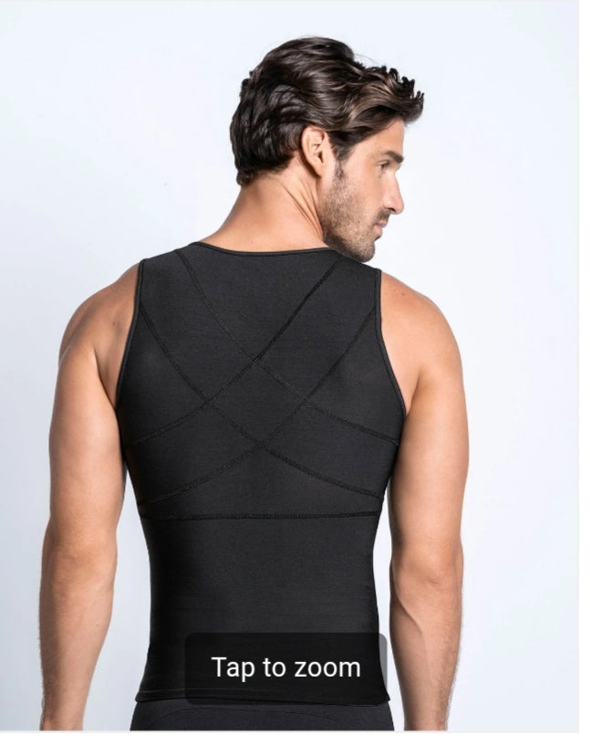 035000 Chaleco de Hombre, corrector de Postura y Control de Abdomen