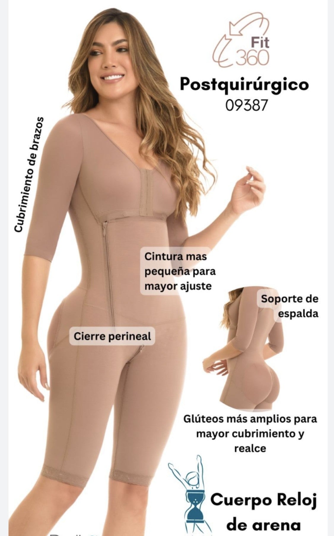 09387 Faja postquirurgica y Reductora